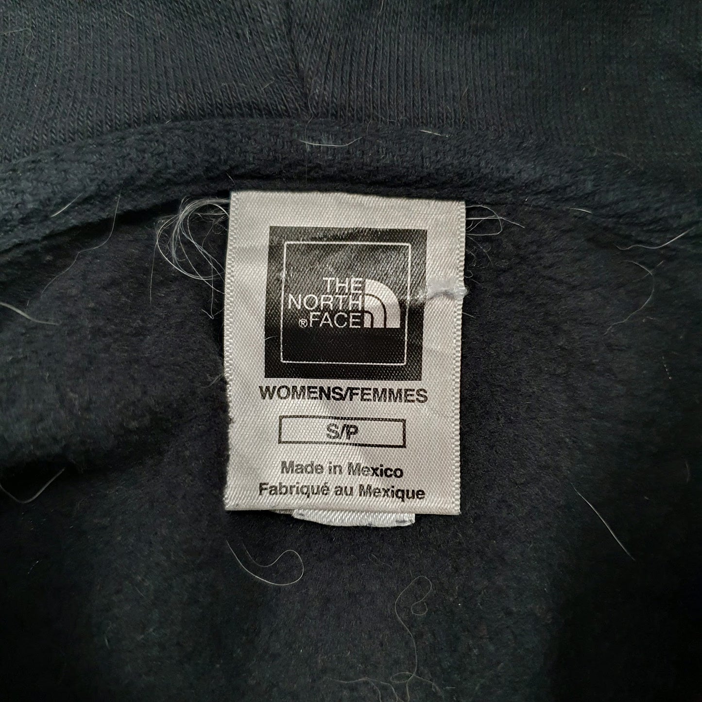 Womens Grey The North Face Spellout Hoodie Jumper
