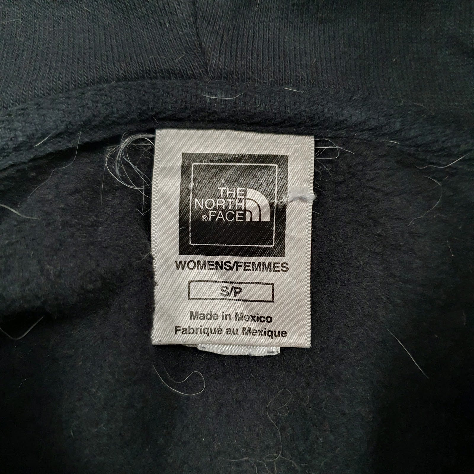 Womens Grey The North Face Spellout Hoodie Jumper