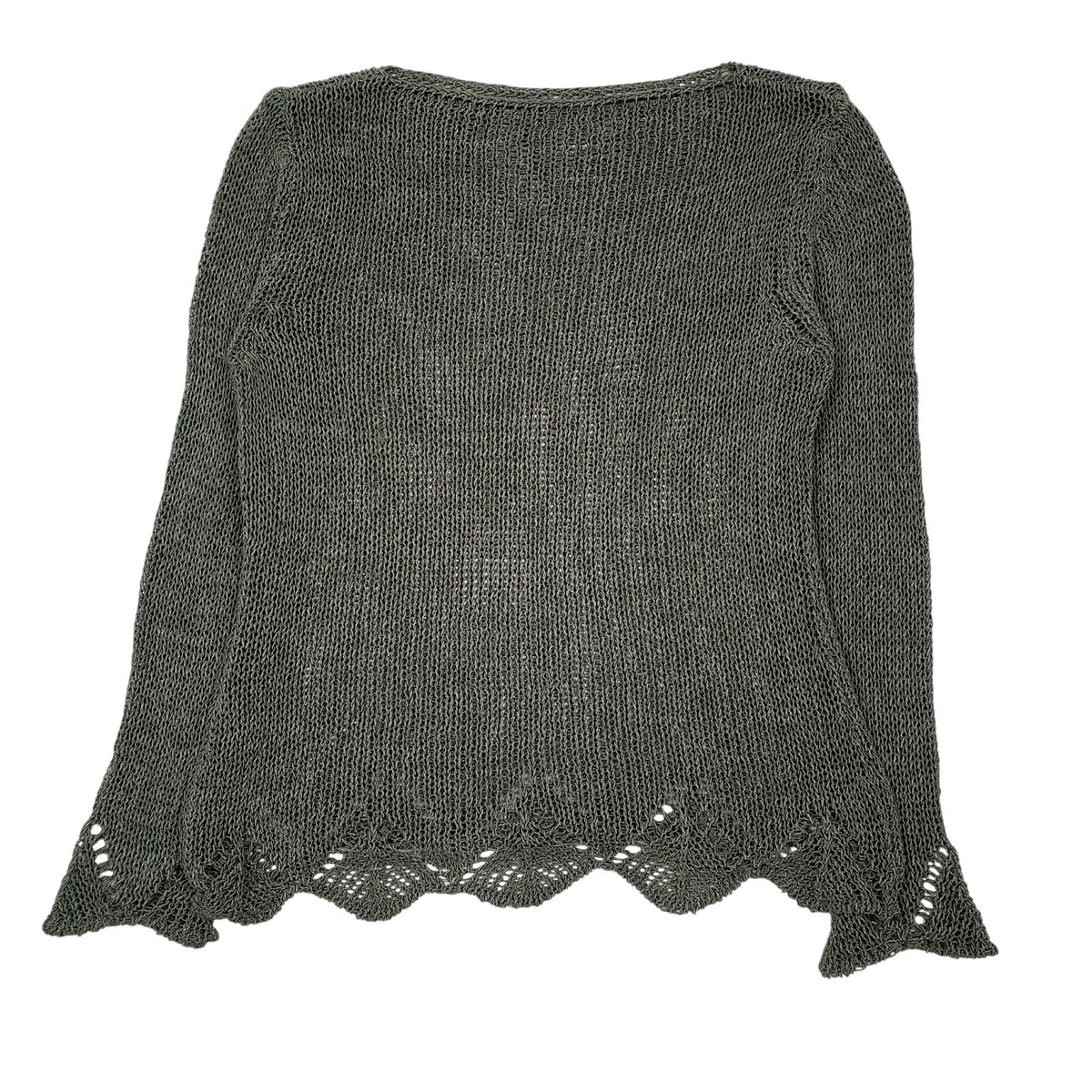 Womens Green Unbranded Knit Crewneck Jumper