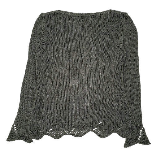 Womens Green Unbranded Knit Crewneck Jumper
