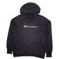 Womens Black Champion  Hoodie Jumper