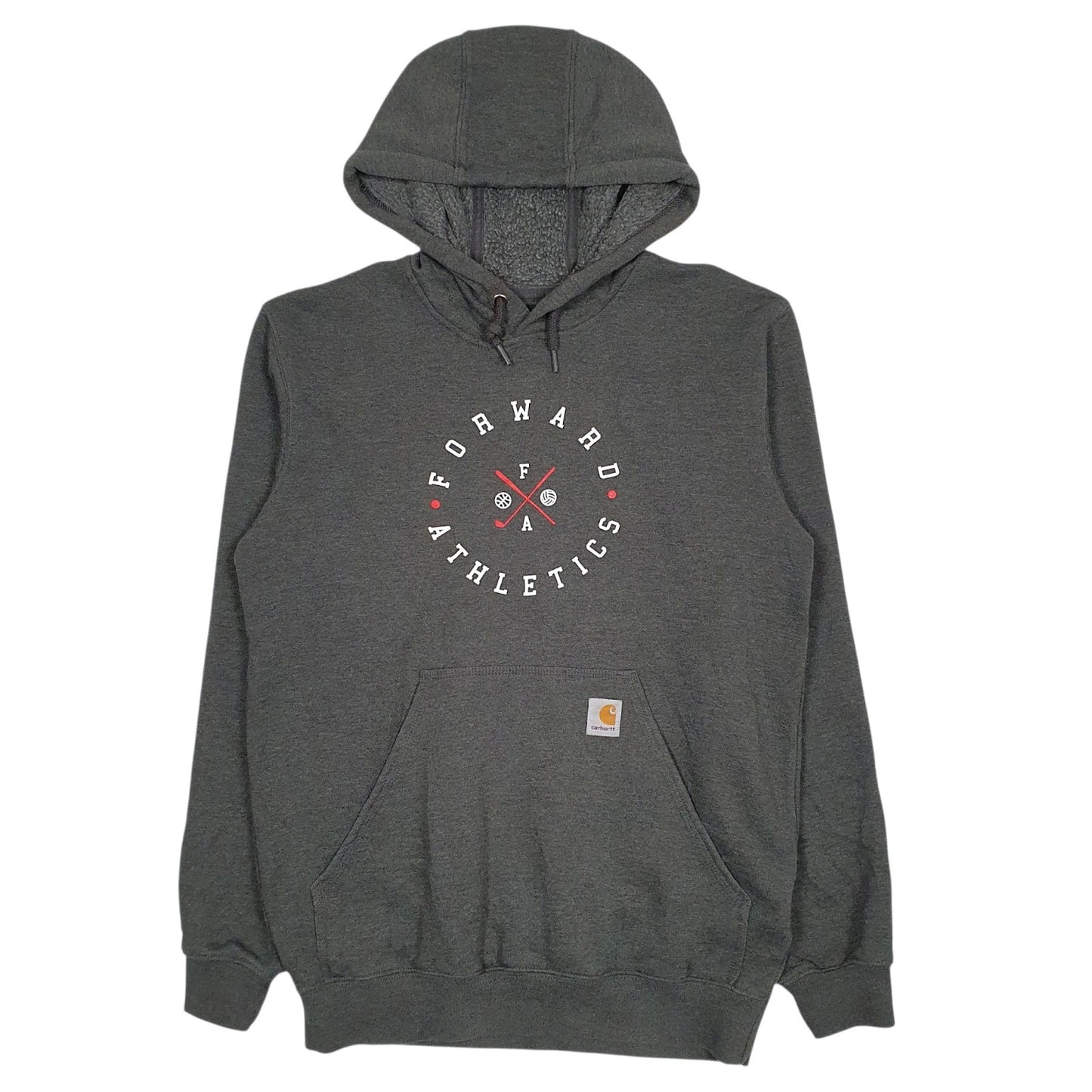 Mens Grey Carhartt Forward Athletics Hoodie Jumper