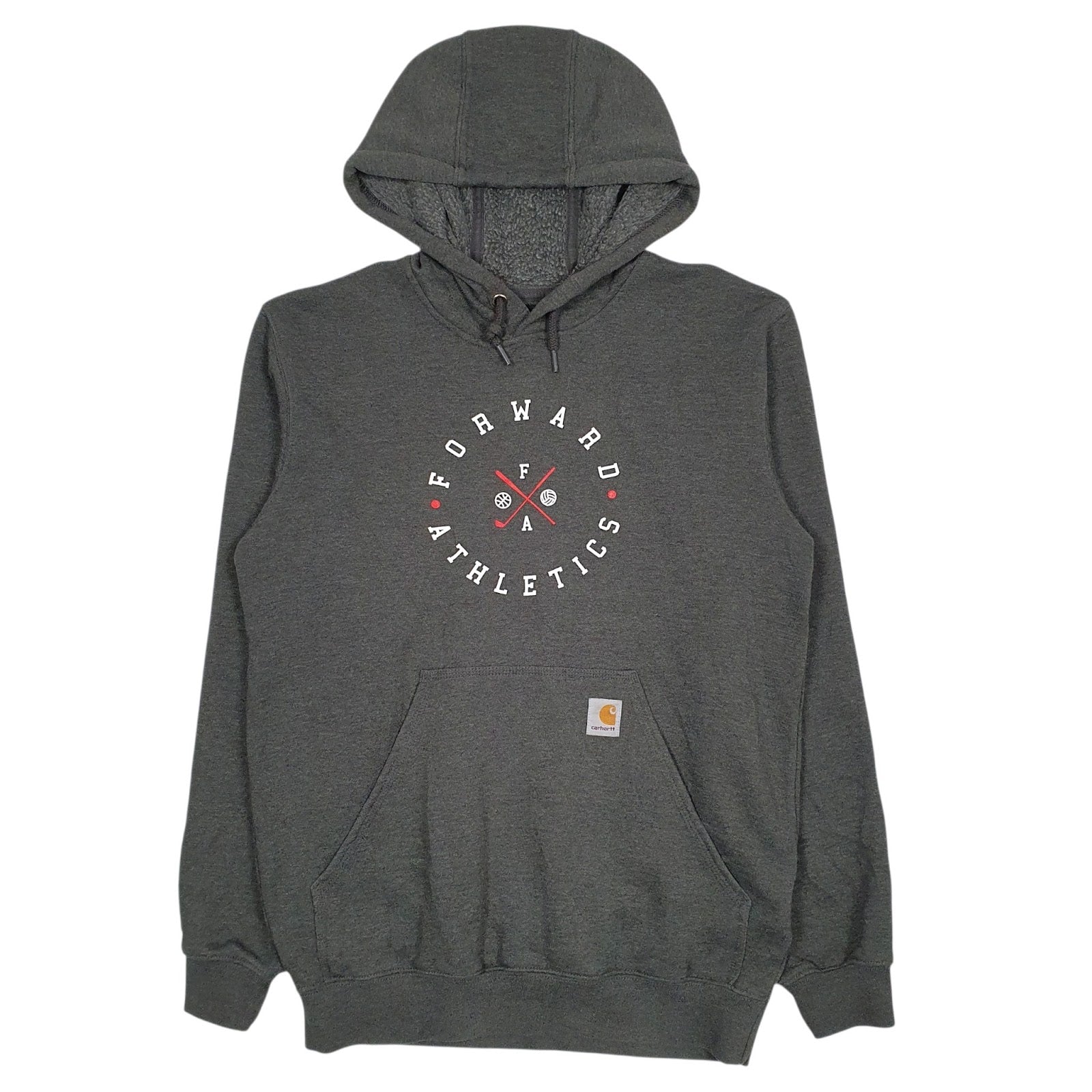 Mens Grey Carhartt Forward Athletics Hoodie Jumper