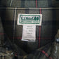 Mens Green L.L.Bean Flannel  Shirt
