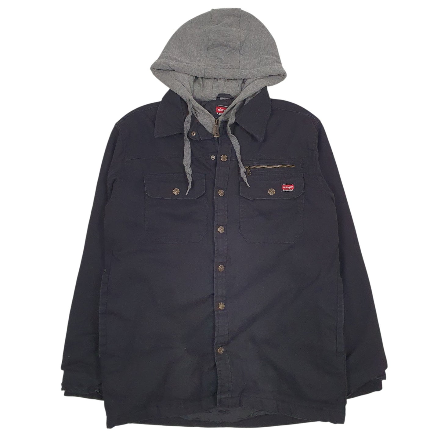 Mens Black Wrangler   Coat