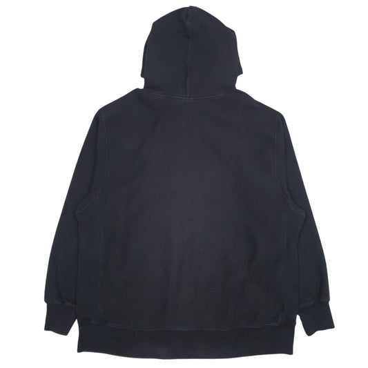 Mens Black Champion Reverse Weave Hoodie Jumper