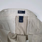 Mens Beige Polo Ralph Lauren Double Pleated  Trousers
