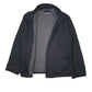 Mens Black Trussardi Fleece Lined  Coat
