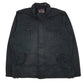 Mens Black Levis Padded Military Hoodie Coat