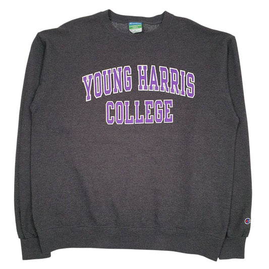 Mens Grey Champion  Crewneck Jumper