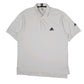 Mens White Adidas Climalite Golf Short Sleeve Polo Shirt