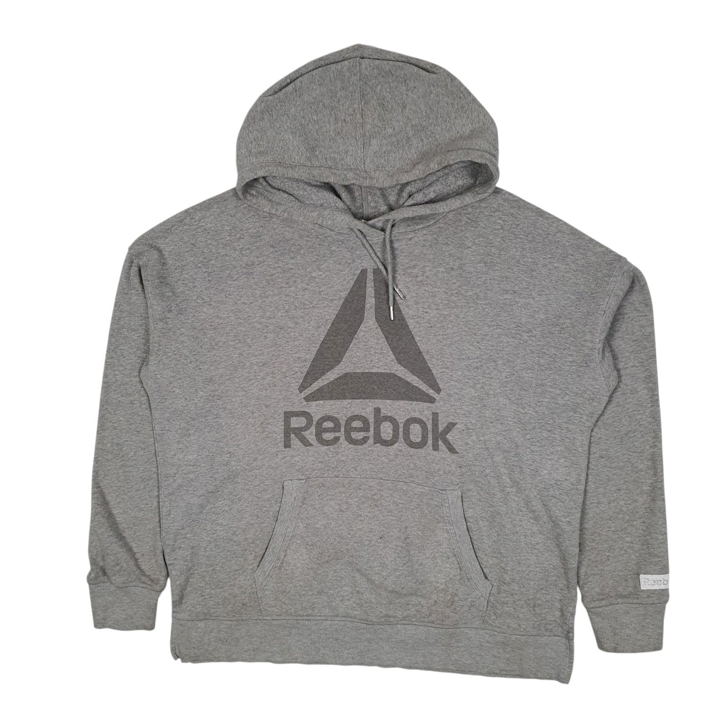Womens Grey Reebok  Hoodie Jumper