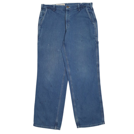 Mens Blue Carhartt  Carpenter JeansW34 L30