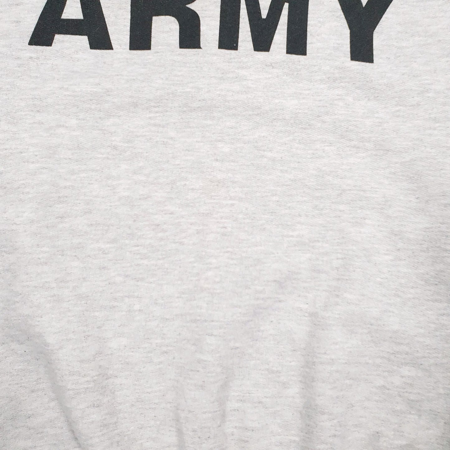 Mens Grey Jerzees Army Crewneck Jumper