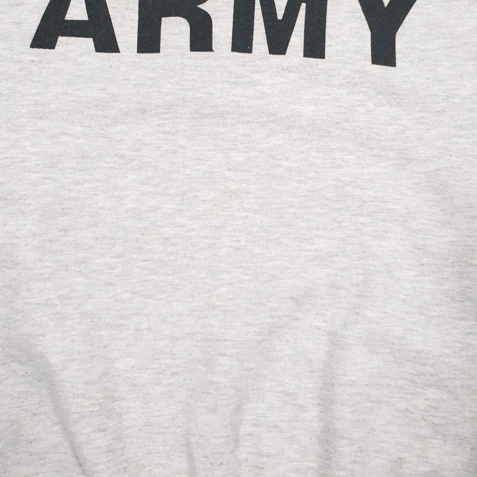 Mens Grey Jerzees Army Crewneck Jumper