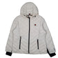 Womens White Tommy Hilfiger Quilted Hoodie Coat