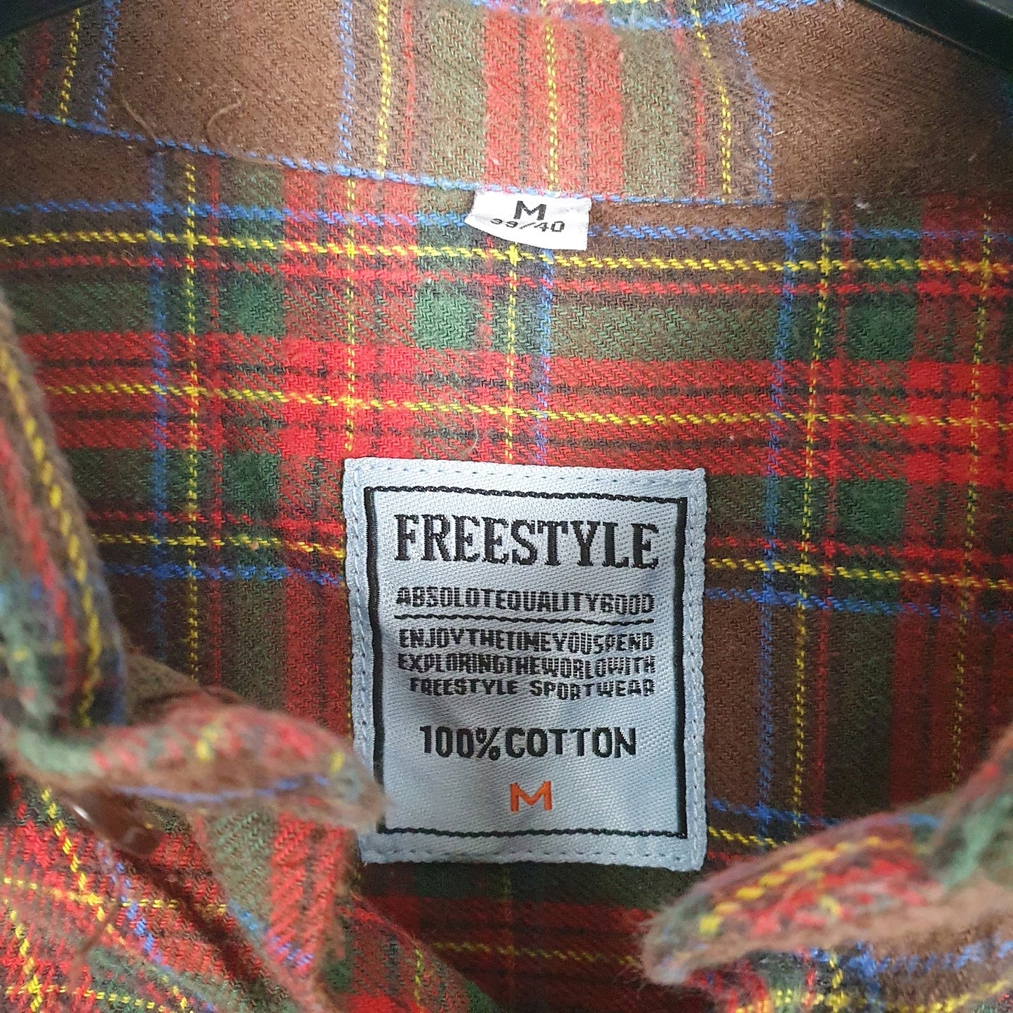 Mens Brown Freestyle Flannel  Shirt