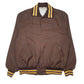 Mens Brown Gem Sportswear Vintage Made In USA Coach Baseball  Coat