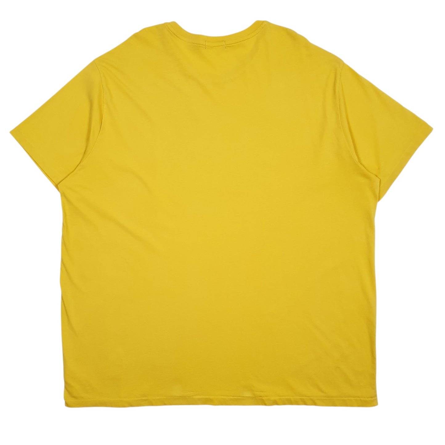Mens Yellow Polo Ralph Lauren Spellout  T Shirt
