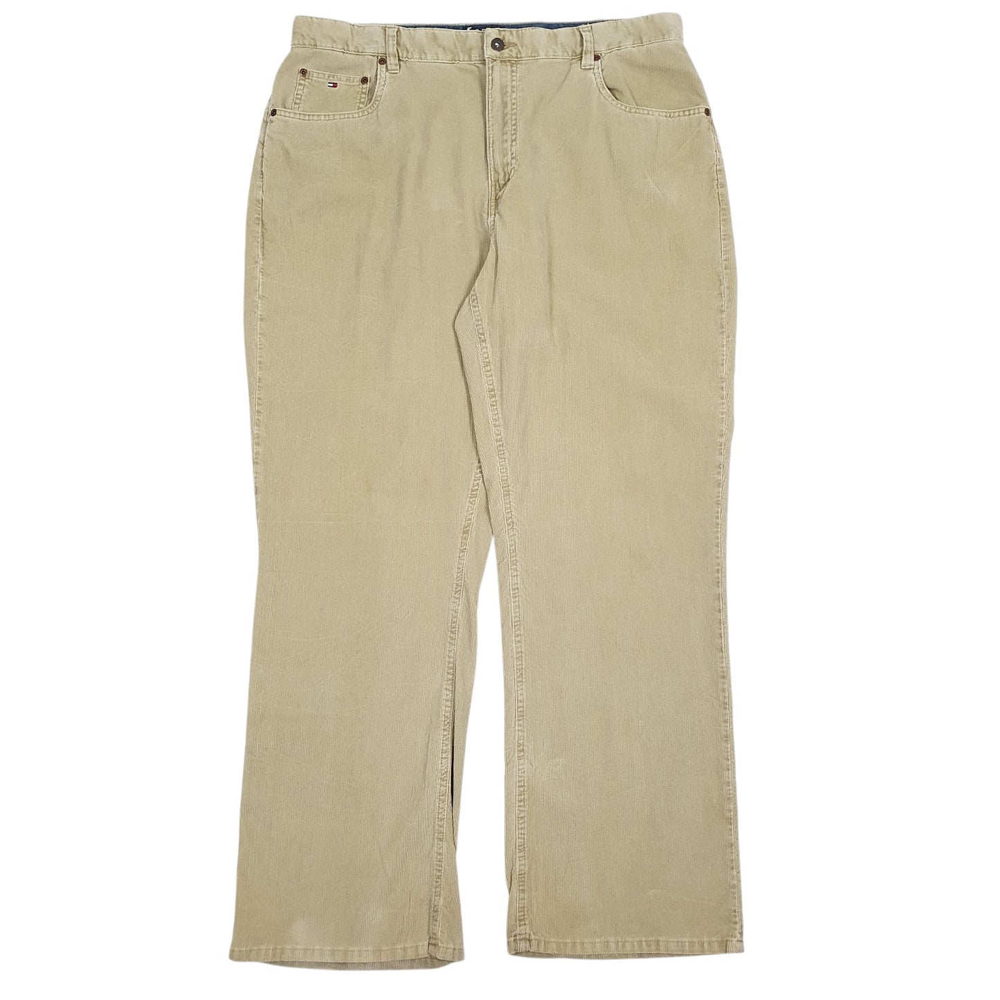 Mens Beige Tommy Hilfiger  Corduroy Trousers