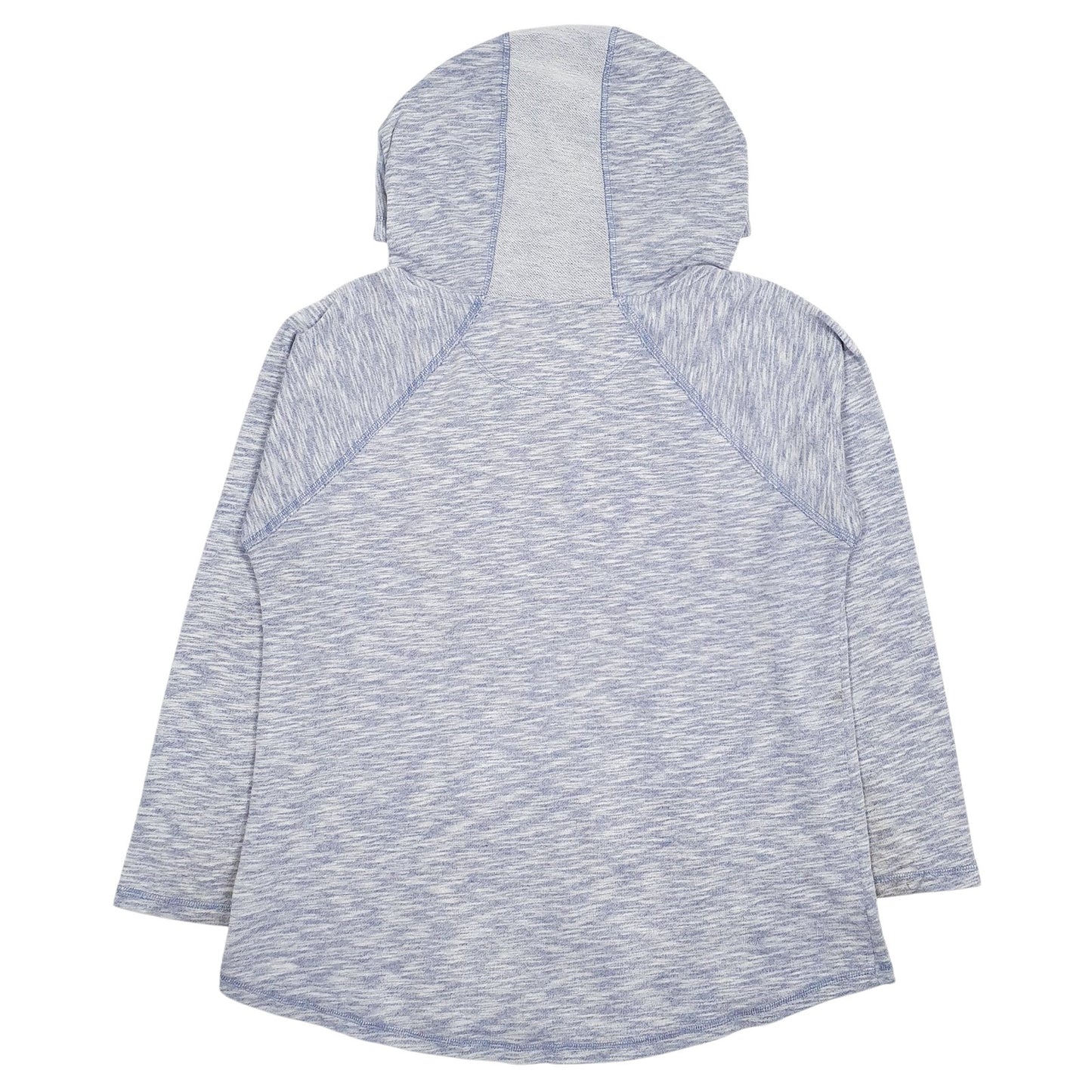 Womens Blue Calvin Klein Lightweight Hoodie Jumper