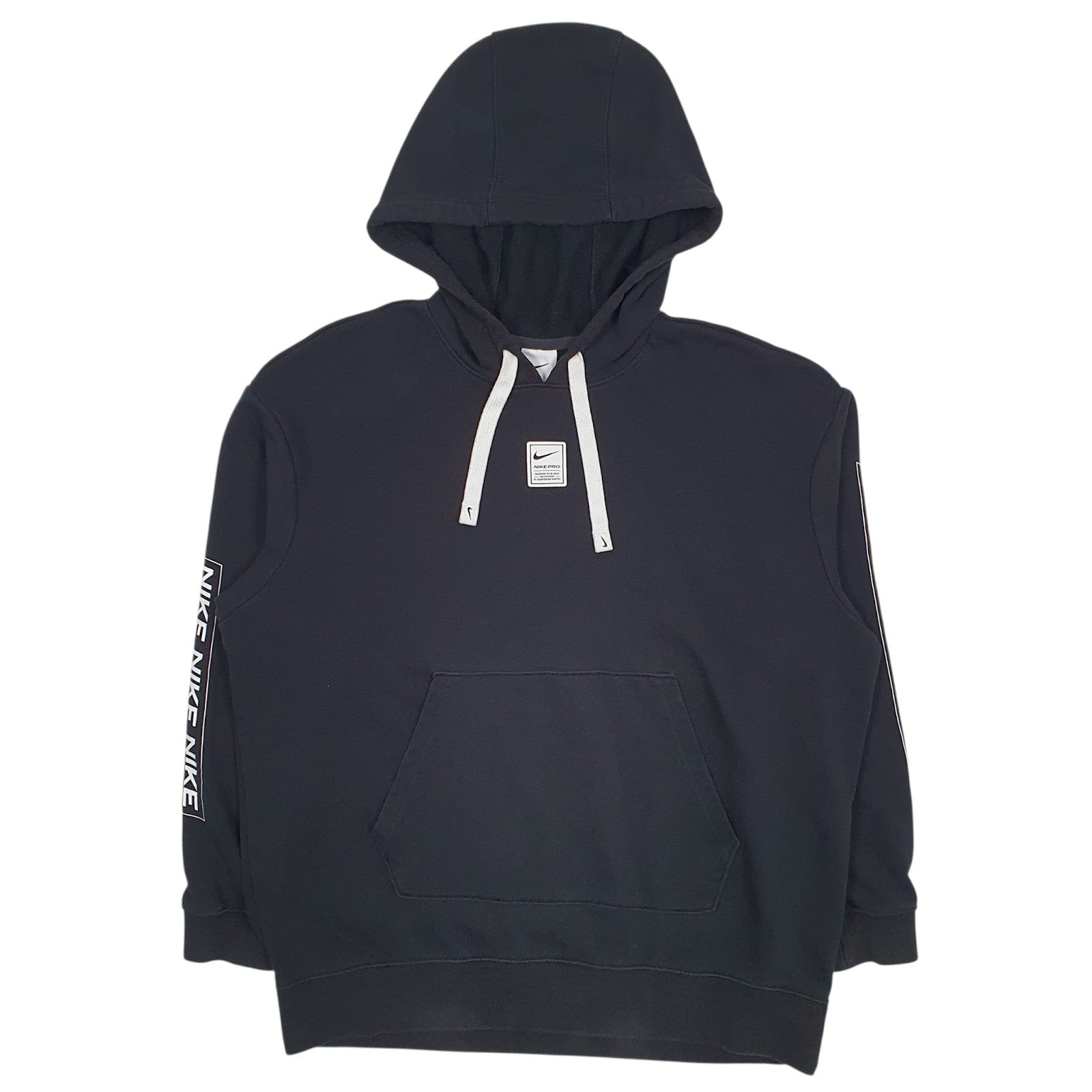 Mens Black Nike Dri-Fit Hoodie Jumper