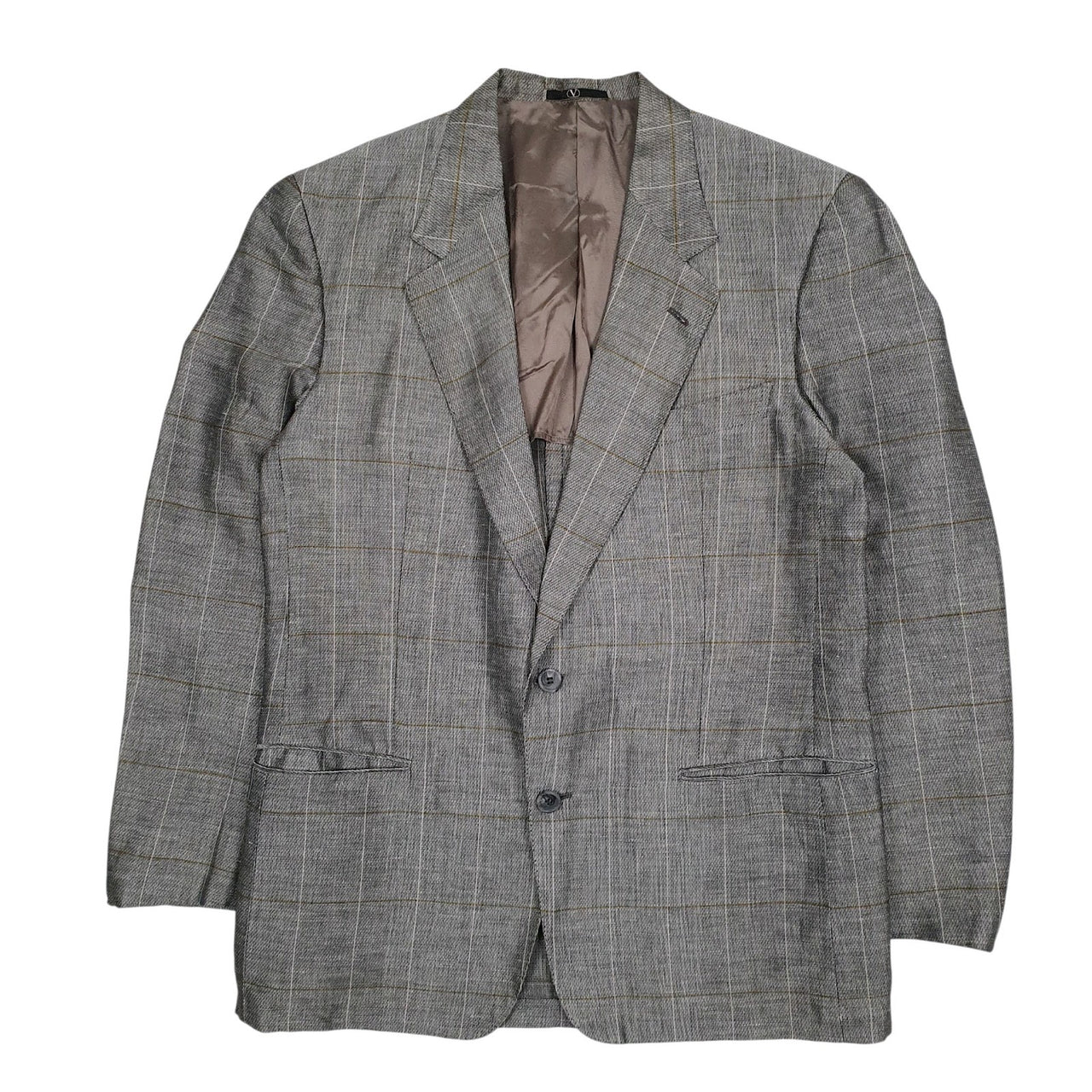 Mens Grey Valentino Made In Italy  Coat