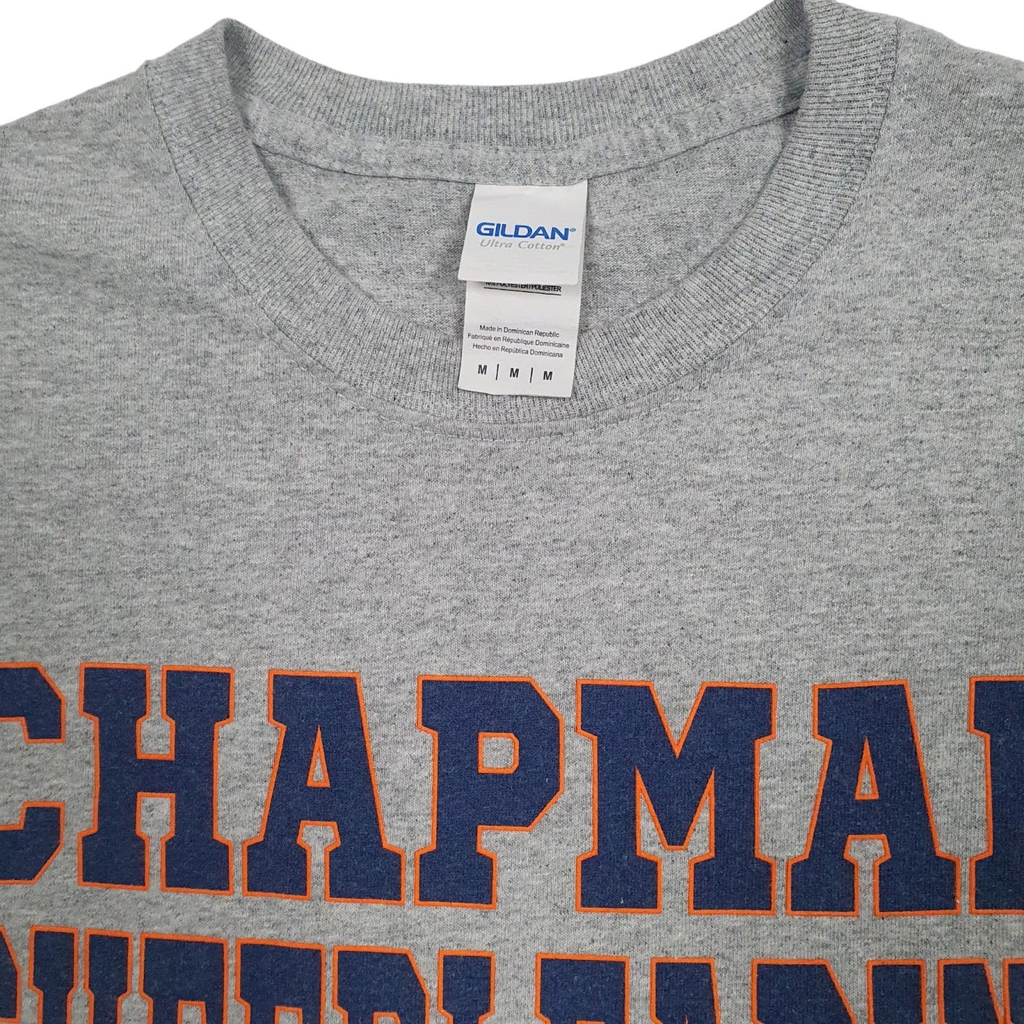 Mens Grey Gildan Chapman Cheerleading  T Shirt