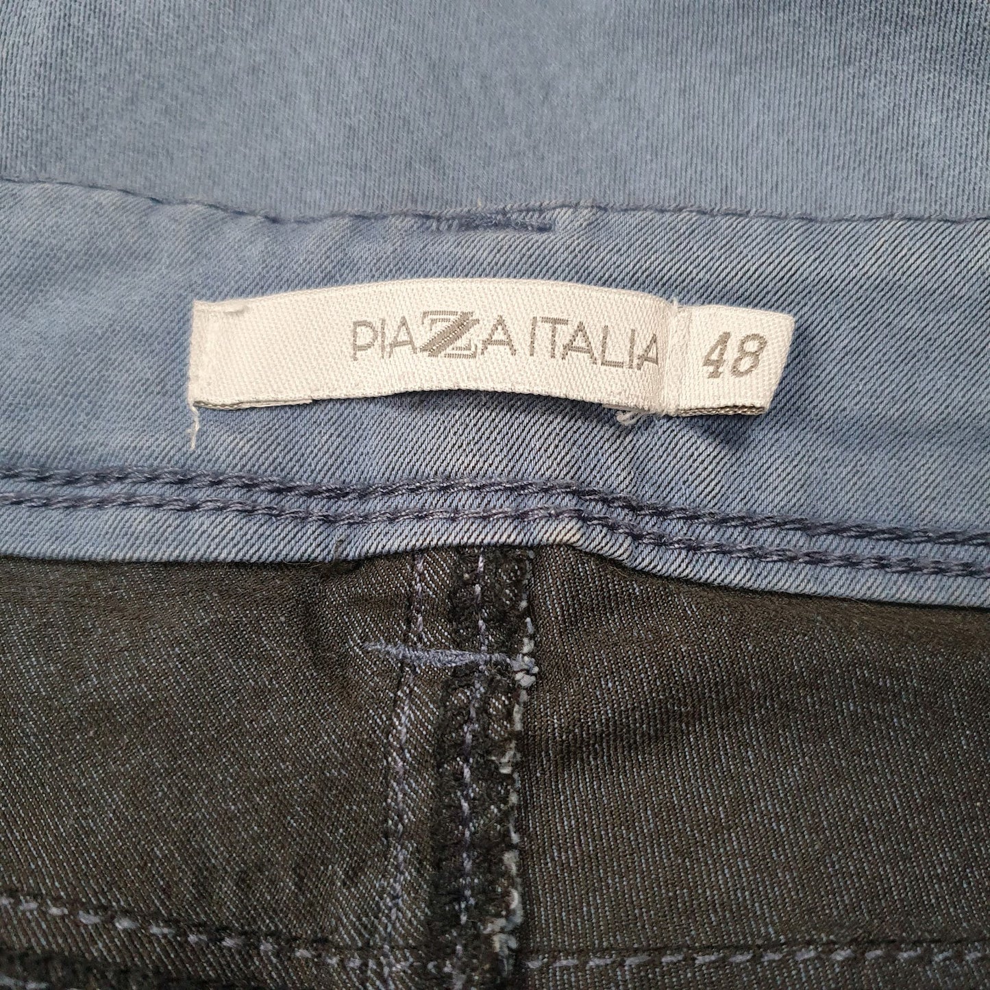 Womens Blue Plaza Italia Capri  Trousers