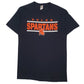 Mens Black Fruit Of The Loom Soon Spartans Short Sleeve T Shirt