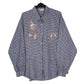 Womens Blue Ricamo De Laura  Long Sleeve Shirt