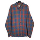 Mens Blue L.L.Bean Flannel Long Sleeve Shirt