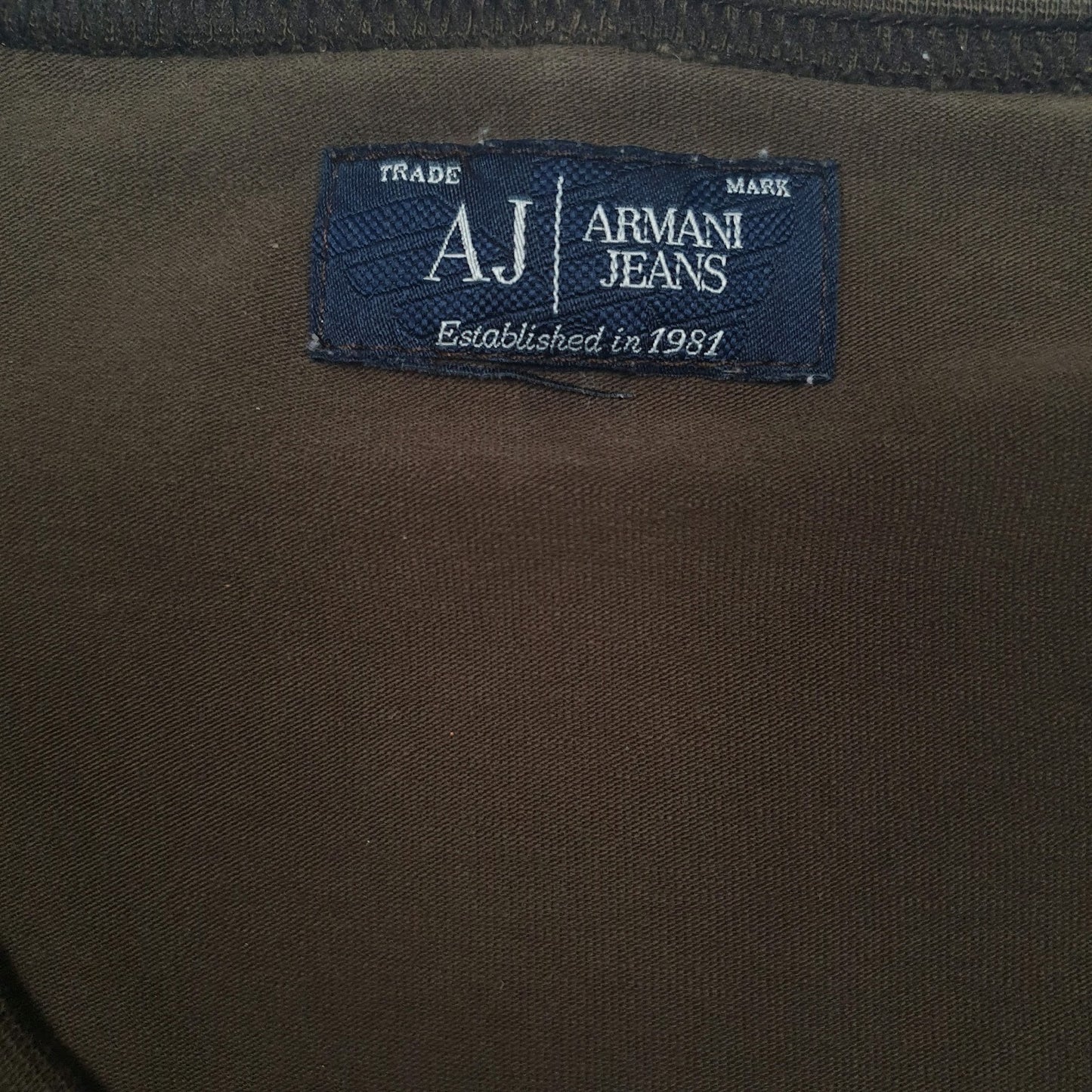 Mens Brown Armani   T Shirt