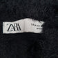 Womens Black Zara Fluffy Crewneck Jumper