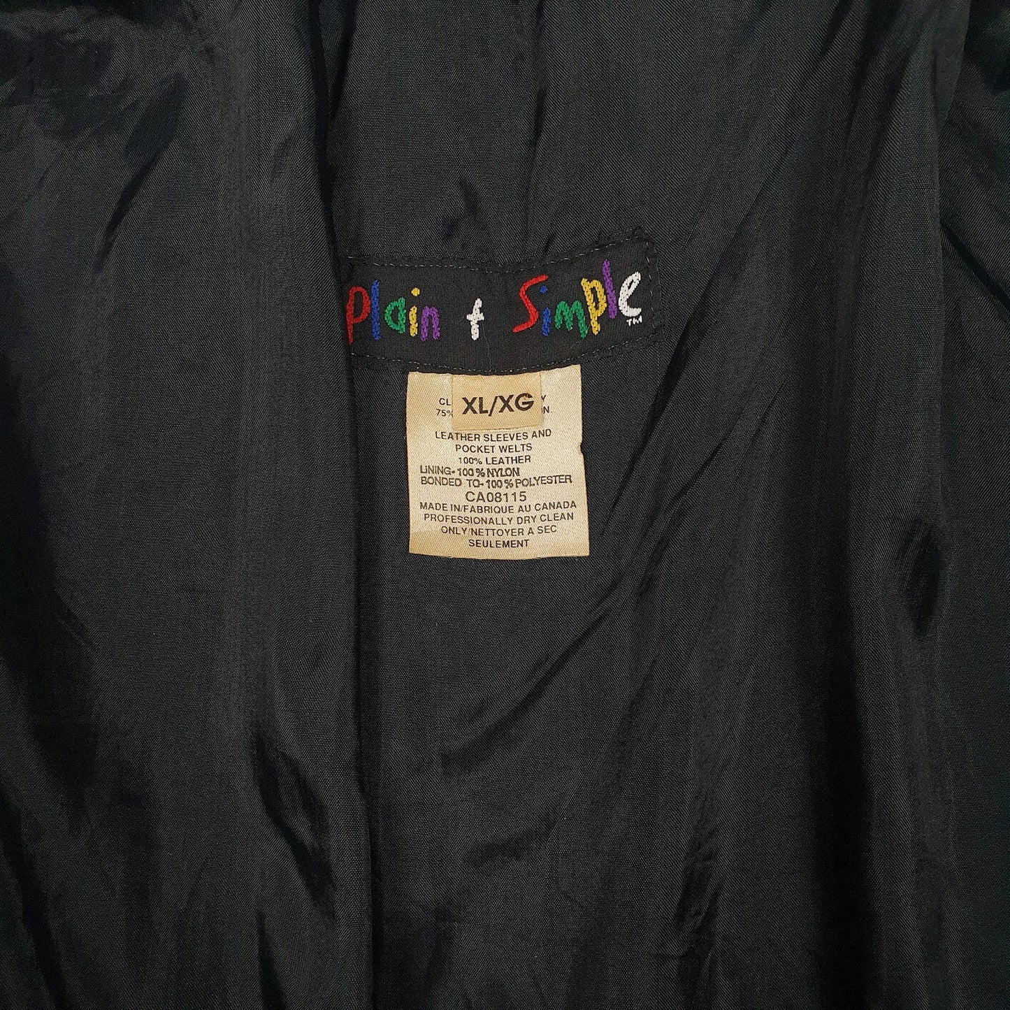 Mens Navy Plain T Simple Vintage 90s Varsity College Bomber  Coat