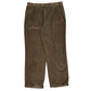 Mens Green L.L. Bean Pleated Vintage 90s Made In USA Corduroy Trousers