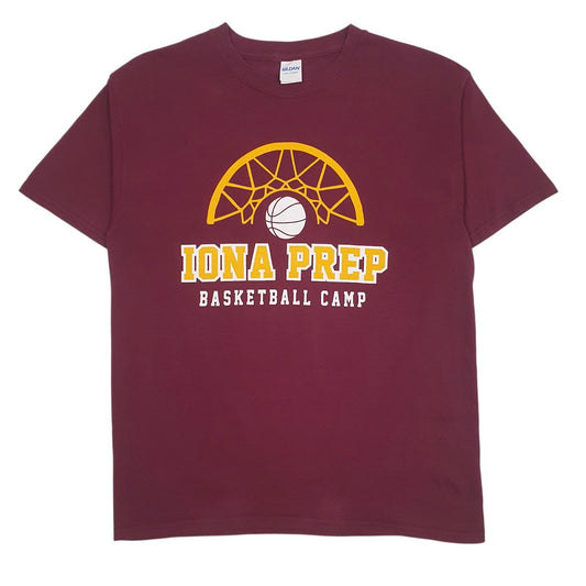 Mens Burgundy Gildan  Short Sleeve T Shirt
