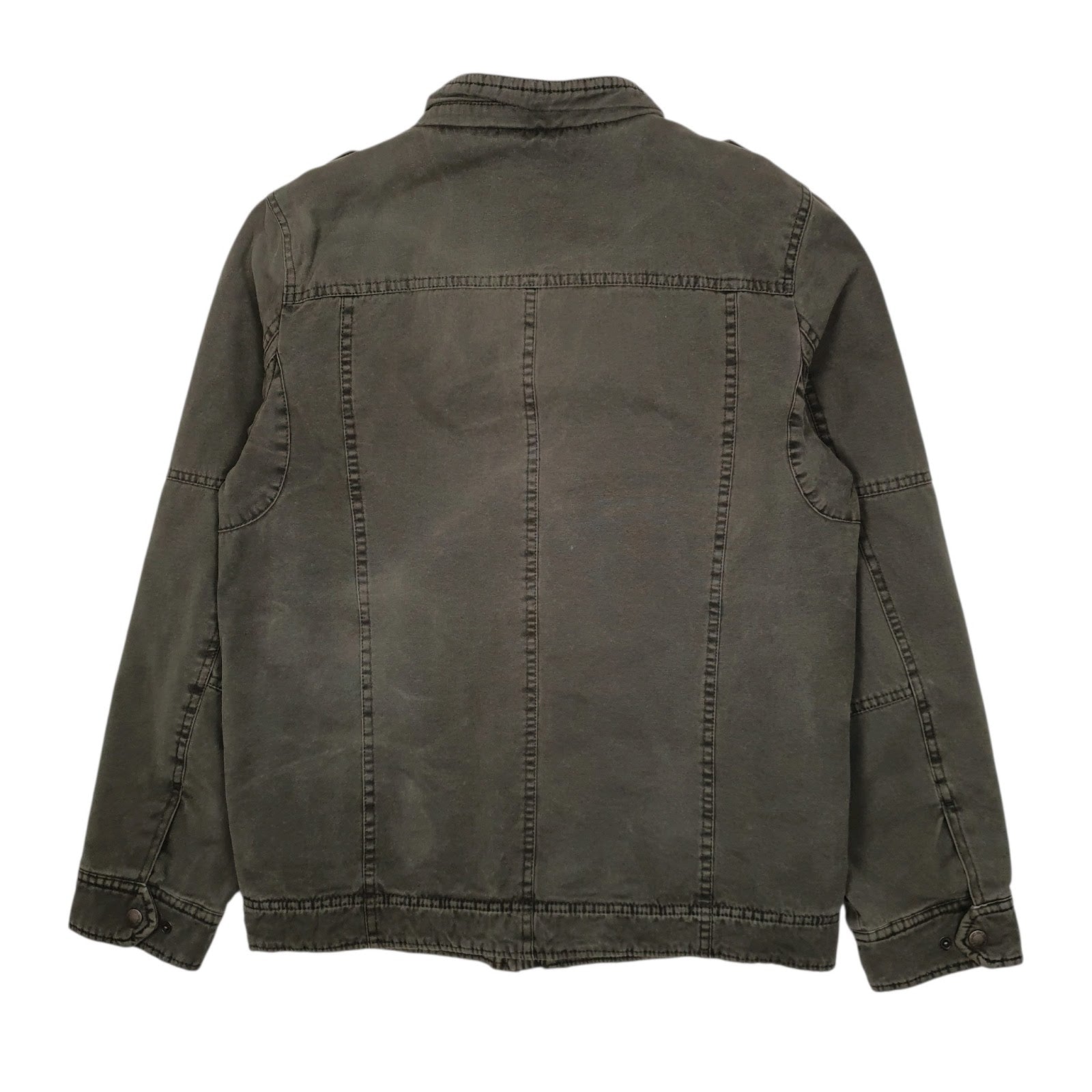 Mens Grey Levis Military Workwear  Coat