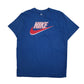 Mens Blue Nike  Short Sleeve T Shirt