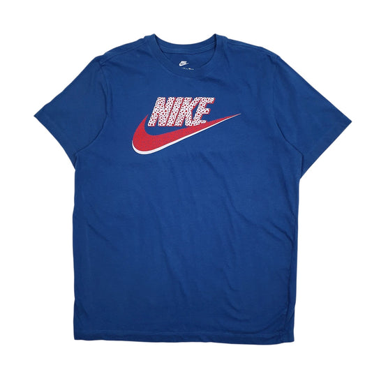Mens Blue Nike  Short Sleeve T Shirt