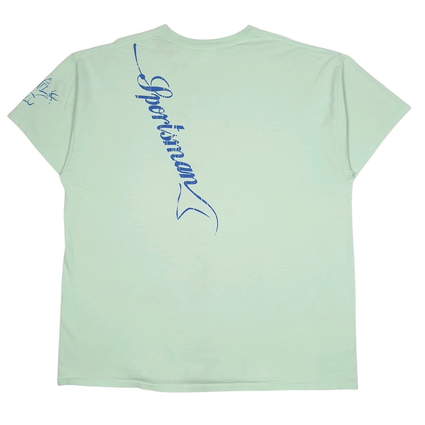 Mens Green Gildan   T Shirt