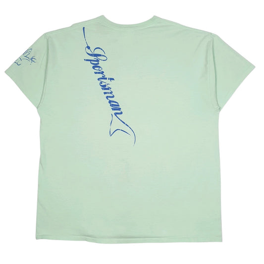 Mens Green Gildan   T Shirt
