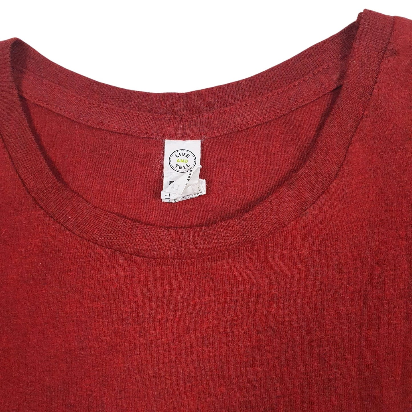 Mens Red Live & Tell Trinity School  T Shirt