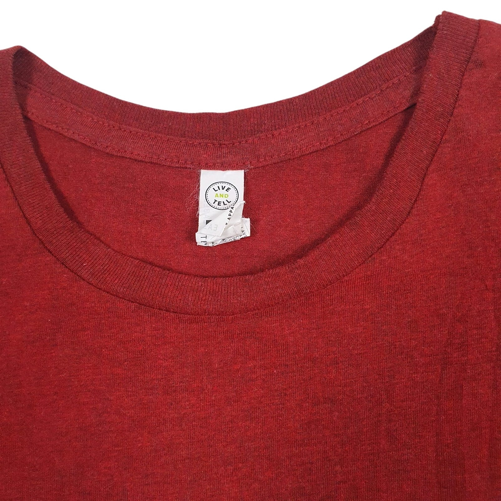 Mens Red Live & Tell Trinity School  T Shirt