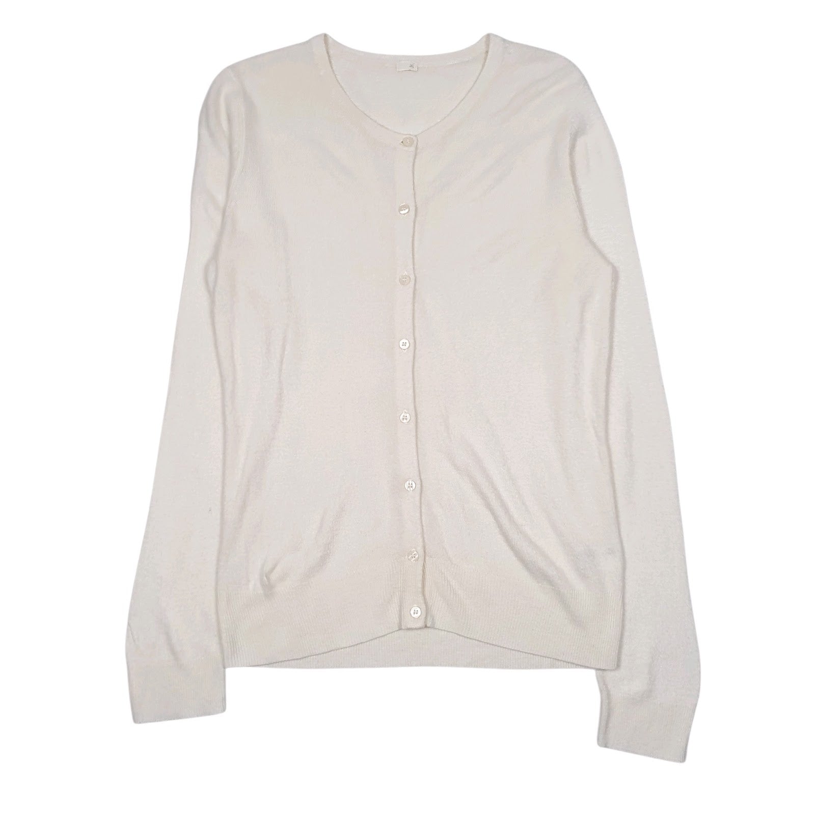 Womens Cream Unbranded  Cardigan Jumper