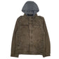 Mens Green Levis Sherpa Lined  Coat