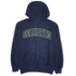 Mens Navy NFL Seattle Seahawks Baggy Fleece Lined Full Zip Jumper