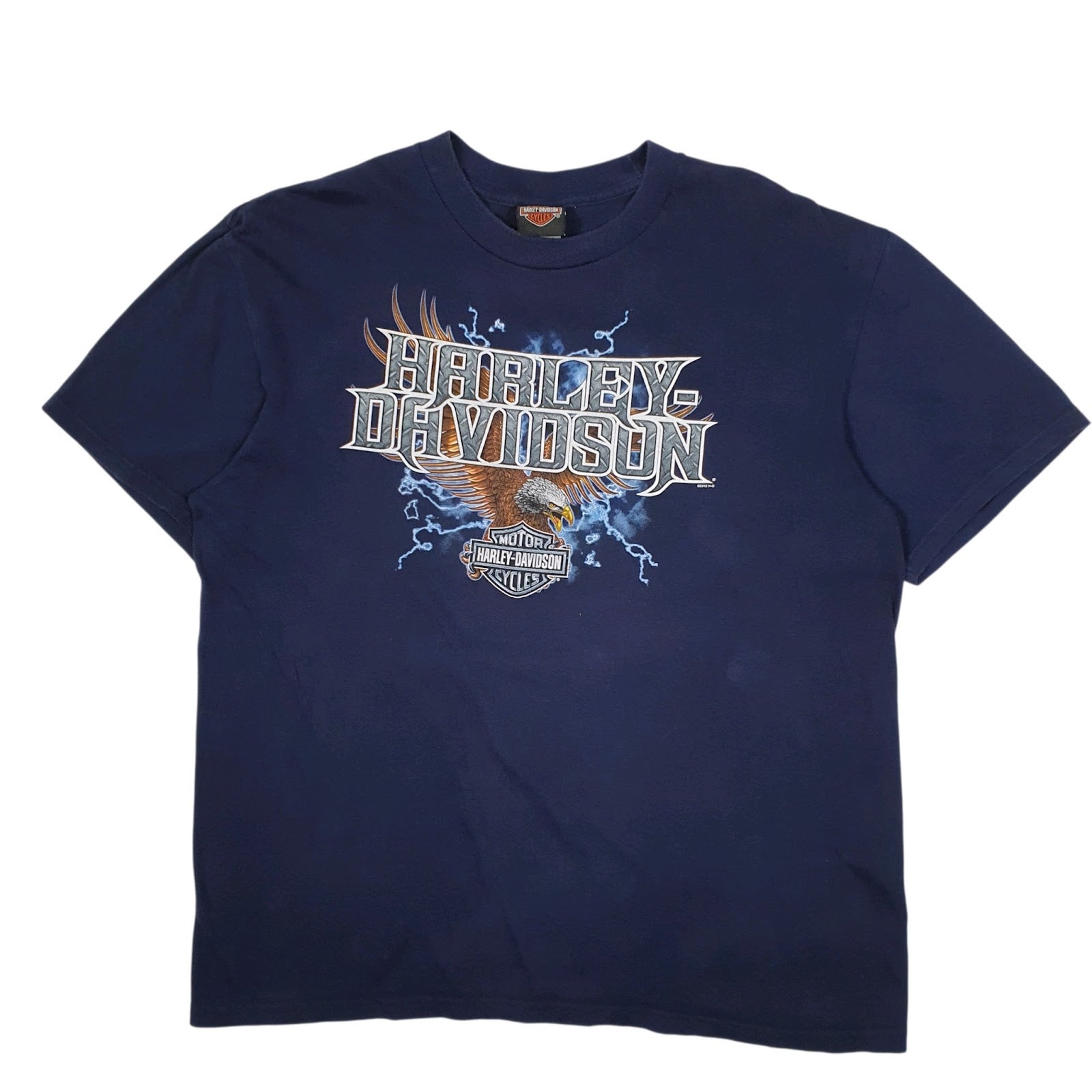 Mens Navy Harley Davidson Annapolis Maryland Short Sleeve T Shirt