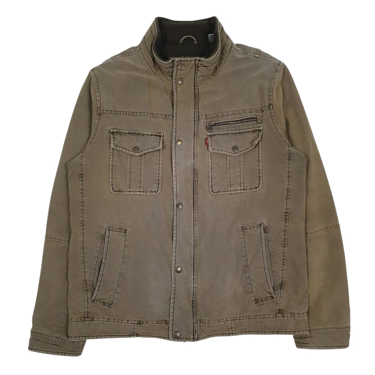 Mens Brown Levis Padded  Coat