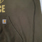 Mens Green Carhartt  Hoodie Jumper
